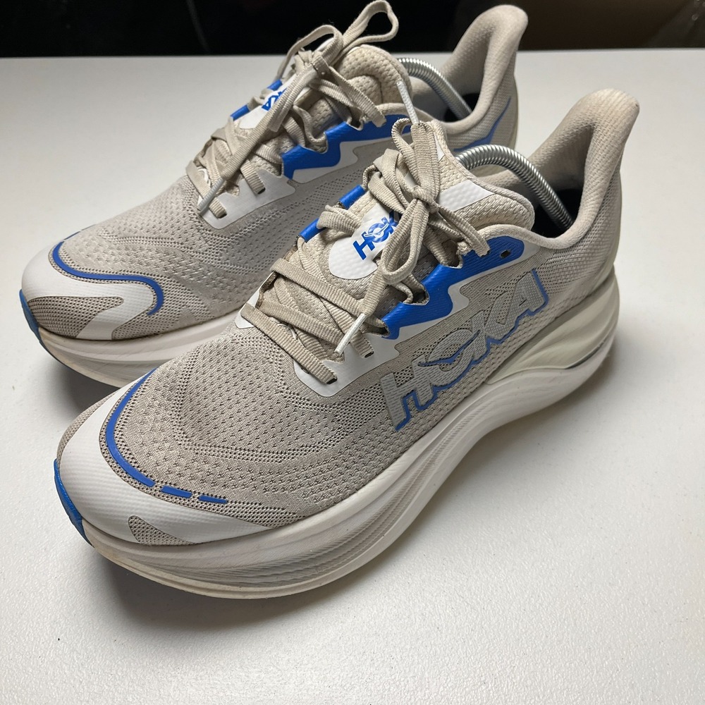 HOKA Skyward X Cosmic Grey Blue Mens 10.5 D Running Shoes 1147911-CRYS